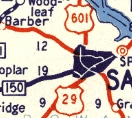 1940 official map
