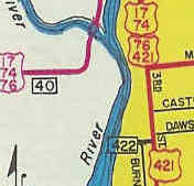 1958 official map