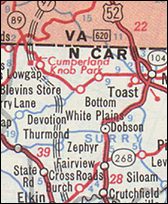 1962 Rand McNally map