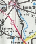 1984-85 official map