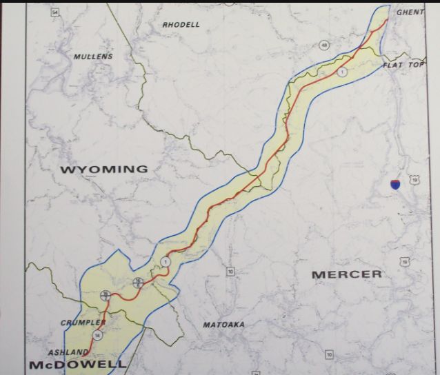 WV 154 preferred route